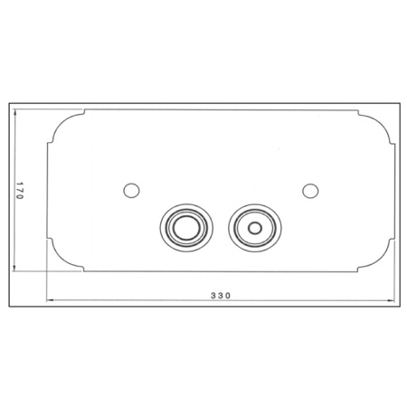 Nicolazzi Complementi Клавиша смыва, цвет: золото 