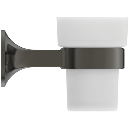 Ideal Standard La Dolce Vita Стакан, подвесной, цвет: PVD Magnetic Grey/матовое стекло 