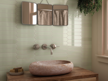  Arrow  Green Halite 5x25 глазурованный глянцевый 