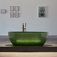 Antonio Lupi Reflex Ванна отдельностоящая, овальная, 167х86х53см, цвет: Bottiglia