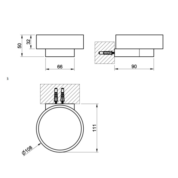 GESSI INCASTRI ACCESSORIES  Мыльница подвесная   цвет: Finox Brushed Nickel /Light Smoke 