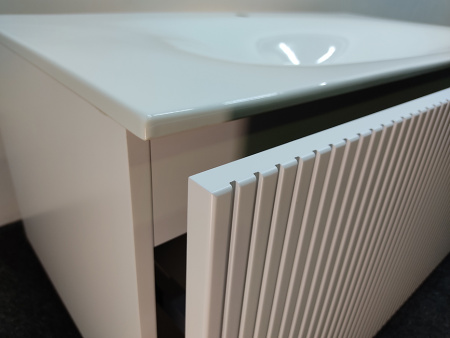 TW Shape комплект мебели, база с раковиной Kerasan 548001*1, 122х52см, с 1-м выдвиж. ящиком с механизмом push to open, цвет: белый матовый RAL9003 