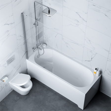 RAVAK Ванна SONATA II 160 х 70 белая 