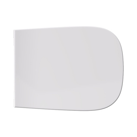 Alice Wunder  Сиденье с крышкой для унитаза WUNDER, с микролифтом, белый глянцевый, крепления хром 