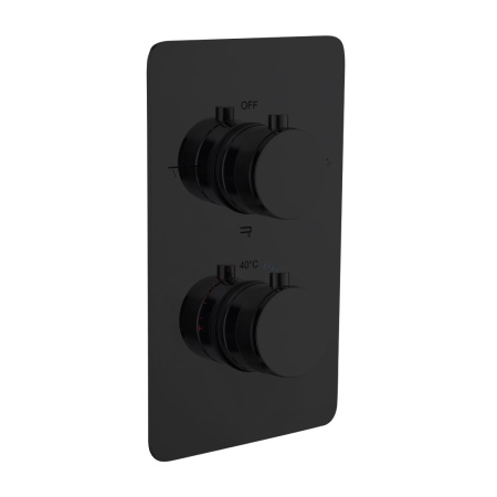 Смеситель встроенный с термостатом 3-х проходной CELL BLACK 