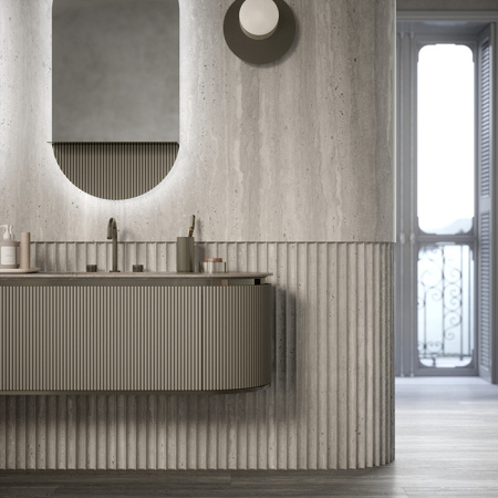 Oasis Naos Раковина врезная снизу 580хh150х390 мм, керамическая, без отв. под смес., с крышкой на сливное отв. цвет: белый 