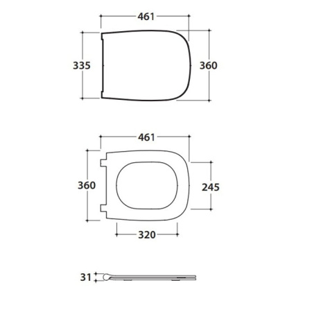 GLOBO GENESIS Сиденье для унитаза GNS02/GN001, быстросъемное, цвет белый/петли золото(микролифт) 