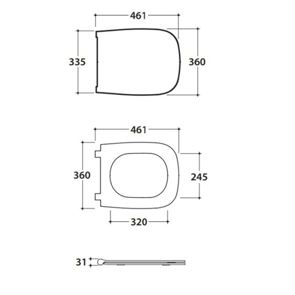 GLOBO GENESIS Сиденье для унитаза GNS02/GN001, быстросъемное, цвет белый/петли золото(микролифт) 