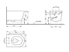 Унитаз, TOTO, RP, подвесной, шгв 380*540*335, CEFIONTECT, TORNADO, цвет-белый глянцевый 