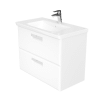 Roca THE GAP ORIGINAL Тумба подвесная 777x412x600 мм. для раковины 800 мм, с 2 ящиками, белый матовый (ZRU9302732) 