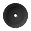 Alice Spy Раковина Round Ø40хВ12, накладная, без отверстия под смеситель, чёрный матовый 