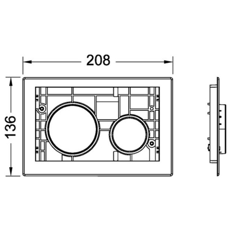 TECE Клавиши TECEloop, черные матовые 