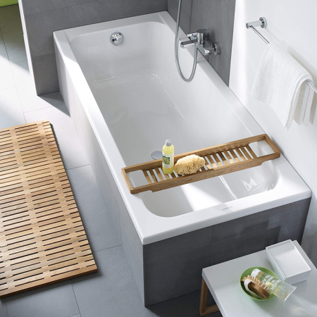 Duravit D-Code  Ванна акриловая 1700х750 мм см, встраиваемая, с 1 наклоном для спины, выпуск в зоне ног, цвет белый (Спец.цена из наличия) 
