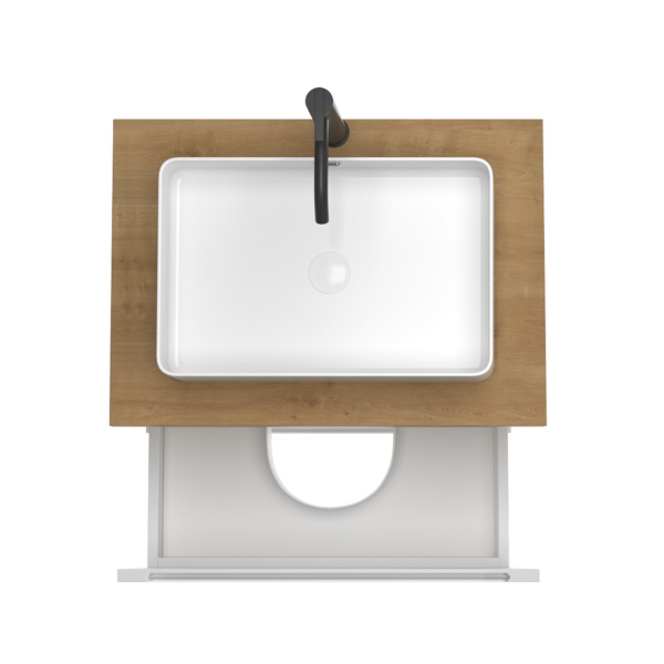 Тумба под раковину/столешницу/столешницу Дион, Белый мат 60 