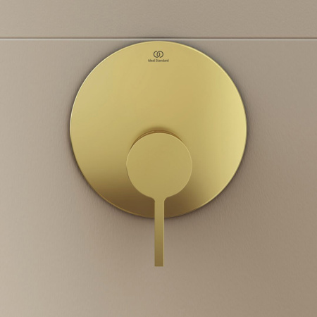 Ideal Standard Joy Смеситель для душа, встраиваемый, без комплектом EASY-BOX A1000NU, цвет: PVD Brushed Gold 