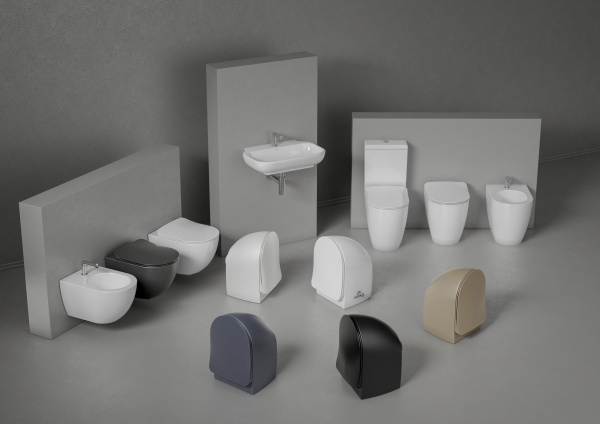 CREAVIT Крышка дюропласт с микролифтом (съемная) CAPPUCINO KC4080CCM 