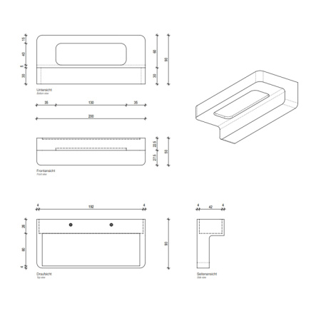 Decor Walther Form 20 LED Светильник настенный 20x9x5см, светодиодный, 1x LED 16W, цвет: черный матовый 
