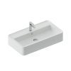 Artceram RODOLFO 80  Раковина накладная/подвесная  80х45 см, с 1 отв под смеситель, без слив перелива, цвет белый.+покр SANIGLAZE