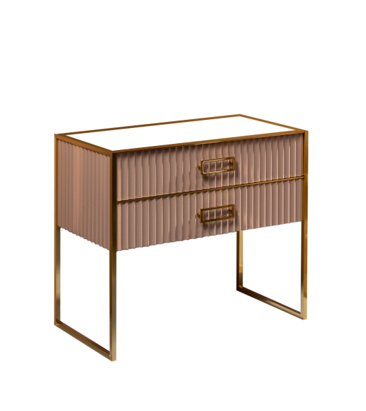 Тумба MONACO 100см  h74см  капучино глянец  +  золото   под раковину чашу 