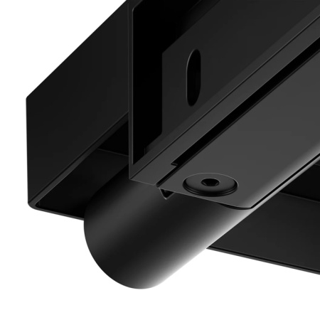 Keuco REVA Держатель т/б с полочкой, поворотный, открытый рулон до 120 мм, скрытый крепеж в к-те для привинч/ или приклеивания цвет: черный матовый 