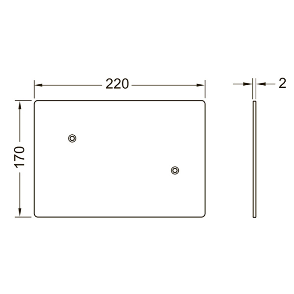 TECEflushpoint Заглушка 