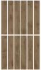 Гранит керамический K-2304/SR ДУБРАВА Коричневый 20х120х1 см 