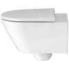 Duravit D-Neo Унитаз подвесной 2577090000, 370 x 540 мм, безободковый, в комплекте с сиденьем 0021690000 цвет: белый (Спец.цена с нашего склада!) 