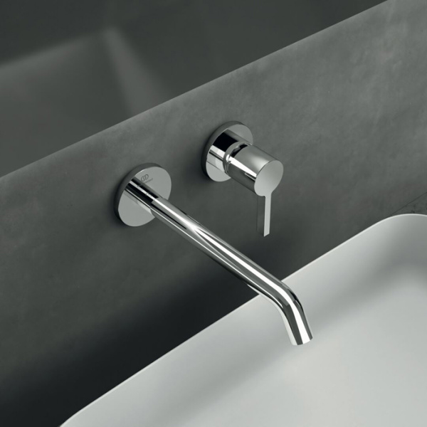 Ideal Standard Joy Смеситель для раковины, встраиваемый, излив: 22.5см, без комплектом №1 A1313NU, цвет: хром 