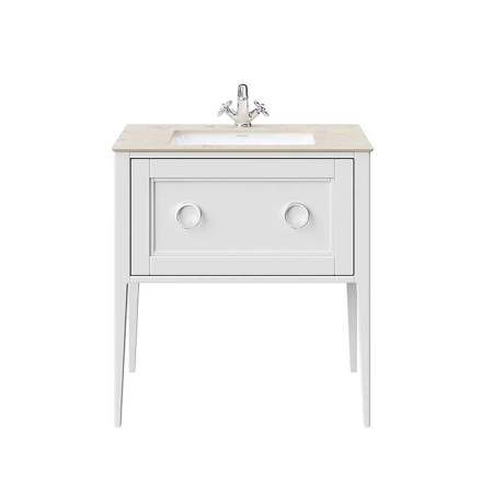 Kerama Marazzi Тумба PLAZA Classic NEO напольная с ящиком 80, белая матовая 