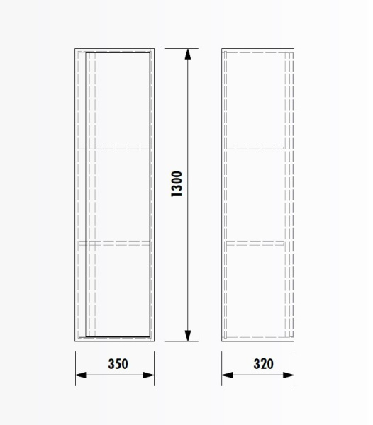 VERTI Боковой шкаф (130см) VE2131.01.VV 