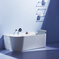 Laufen Sonar Ванна 1600x815х460мм, пристенная, с слив-переливом, материал: композит, цвет: белый