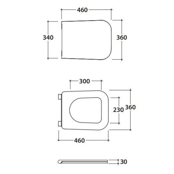 GLOBO Stone Сиденье для унитазов 52см STS05/ST002, цвет белый матовый (микролифт) 