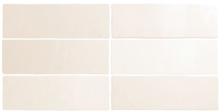 Плитка керамическая настенная 24958 MAGMA White 6,5х20 см ( коробка 38 шт.) 