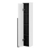 Roca ANETO Шкаф-колонна 230x202x1200 мм, левая, белый глянец/черный матовый (7857431806) 
