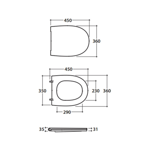 GLOBO 4ALL Сиденье для унитаза (микролифт), цвет Smoke/хром 