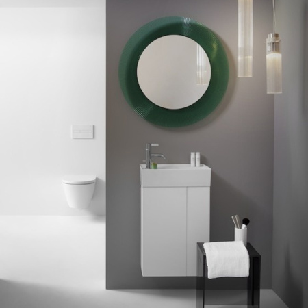 Laufen Kartell Раковина 460х280х120мм без перелива, с 1 отв. под смес, полочка слева, цвет: белый 