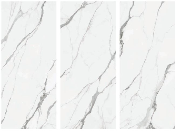 Yanik White Polished 6mm 120x280 