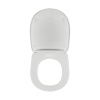Roca DEBBA ROUND Сиденье с крышкой для унитаза с механизмом "мягкое закрывание", Supralit , белый (7801B2200B) 