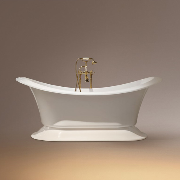 Gruppo Treesse Grand Soleil Ванна 185x85xh75 см. (без гидромассажа, отделка бронза) 