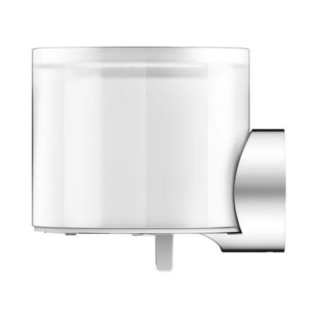 Keuco REVA Дозатор для мыла, 140 ml, управление снизу, скрытый крепеж, для привинчивания или приклеивания цвет: хром/хрусталь матовый 