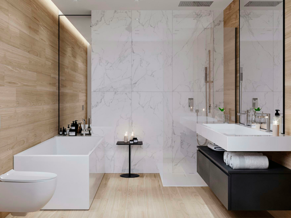 Гранит керамический K-521/MR МАДЕРА Light Beige 20х120x1 см 