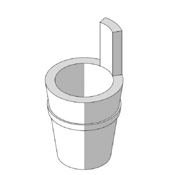 Effegibi Деревяное ведерко 20 Øx Н: 25/40см, материал: ель 