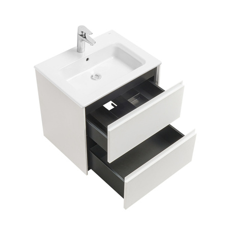 Roca ONA Тумба подвесная 585x450x565 мм. для раковины 600 мм, с 2 ящиками, белый матовый 