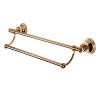 TW Harmony 012, полотенцедержатель двойной 58см, цвет держателя: золото