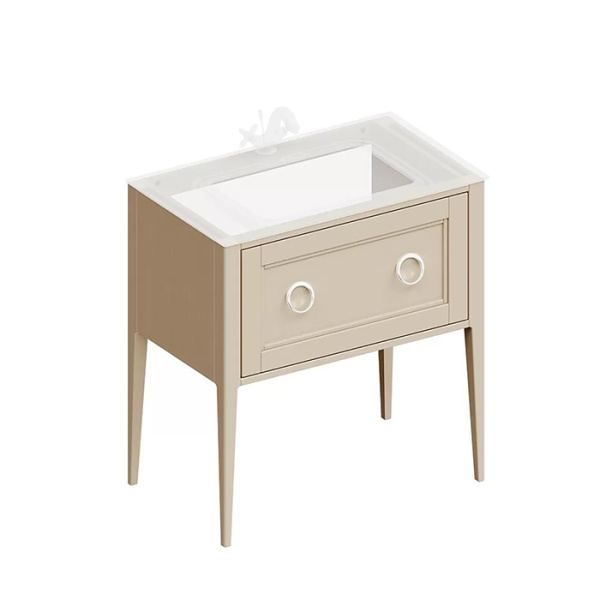 Kerama Marazzi Тумба PLAZA Classic NEO напольная с ящиком 80, капучино матовый 