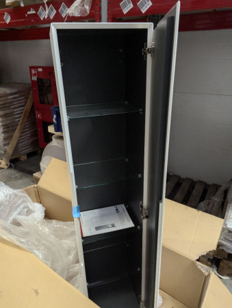 Laufen Palomba Шкаф подвесной, 360х310х1650мм, с 1 дверцей, DX, цвет: белый матовый (НЕ производится!) 