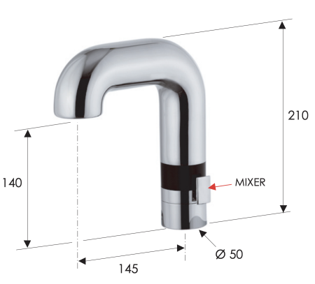 Смеситель сенсорный для раковины Remer Sensor SE14 