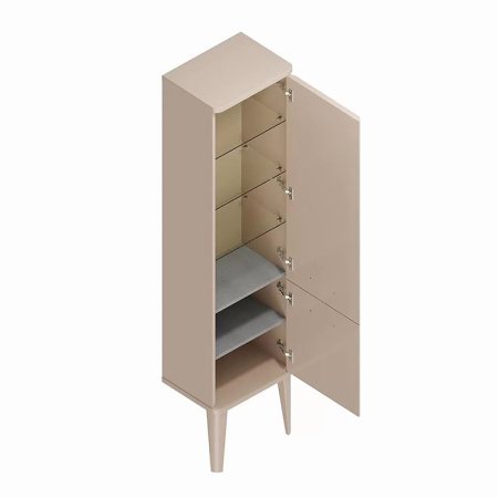 Kerama Marazzi Пенал POMPEI напольный\подвесной 150, камео бежевый глянцевый (замена PO.N.150\CAM) 