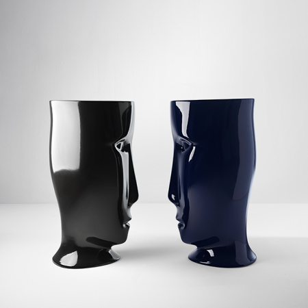 Kerasan Artwork Раковина свободностоящая "MOLOCO", с отверстием для слива в стену, цвет; Blu cobalto lucido 