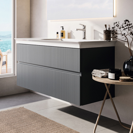 Ideal Standard La Dolce Vita Раковина 1260х535хh145 мм, подвесная/накладная, ассиметричная, чаша справа, 1 отв, с переливом, без крепежа, цвет: белый 